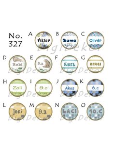 Minták kétoldalas kulcstartókhoz