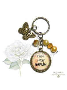 A világ legjobb anyukája feliratos kulcstartó