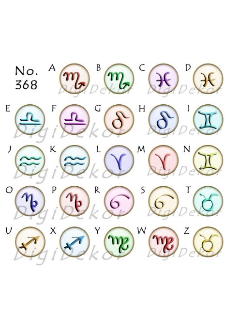 Egyszerű horoszkópjeles kulcstartó minták