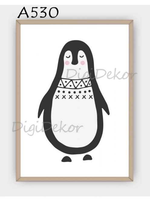 Pingvines falikép skandináv stílusban