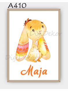 Bohém nyuszis kép névvel