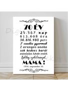 Kerek születésnapi falikép 1