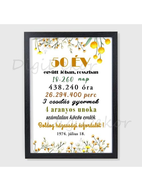 Aranylakodalomra, egyedi táblakép 4