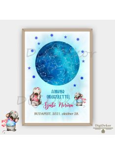 Nyuszis-egeres csillagállás tábla