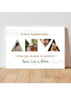 Anyák napi fényképes kollázs