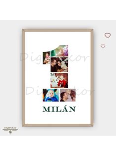 Első szülinapi fotómontázs