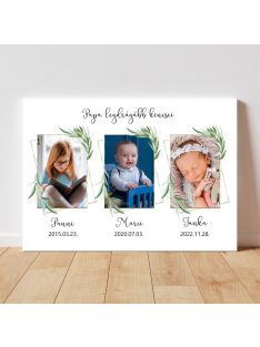 Fotós falikép Papának, 3 fényképpel