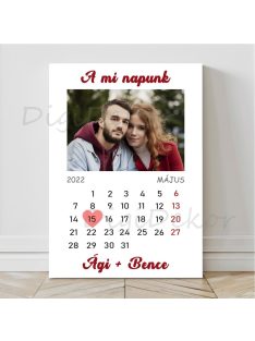 Fényképes, naptáras falikép 1