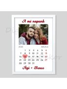 Fényképes, naptáras falikép 2