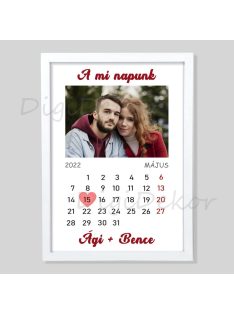 Fényképes, naptáras falikép 2