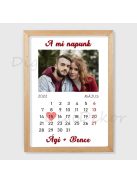 Fényképes, naptáras falikép 4
