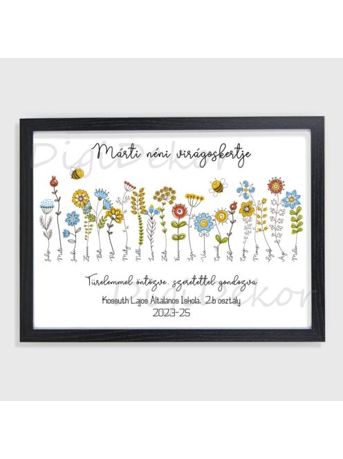 Óvó néni virágoskertje Fekete