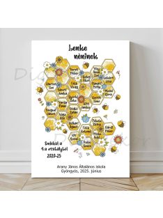 Méhsejtes búcsúajándék óvodai, iskolai ballagásra 1