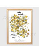 Méhsejtes búcsúajándék óvodai, iskolai ballagásra 2