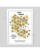 Méhsejtes búcsúajándék óvodai, iskolai ballagásra 3