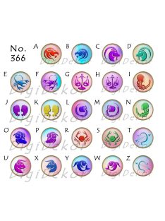 Dombormintás horoszkópos nyakláncok