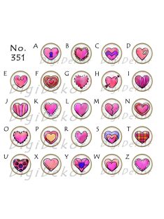 Akvarell-szíves nyakláncok