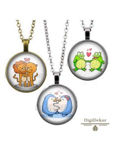 Szerelmes állatpáros nyakláncok