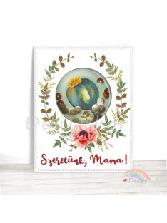 Szeretünk, Mama! Pipacsos képeslap