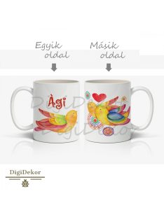 Élénk madaras bögre pároknak 2