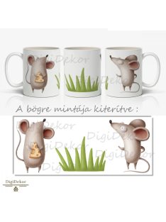 Egérkés-sajtos bögre gyerekeknek
