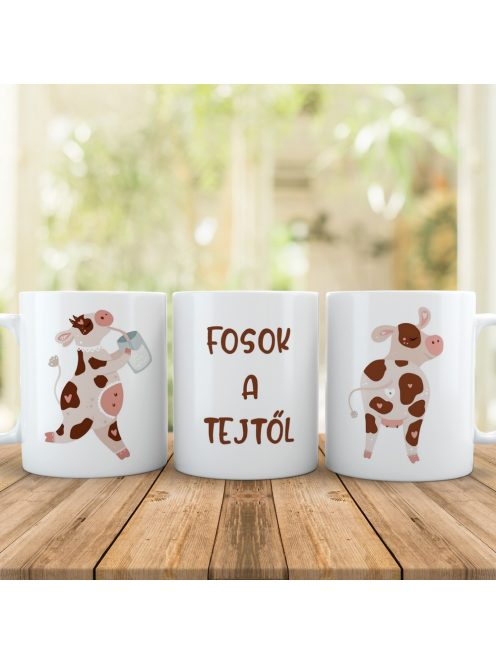 Bocis "Fosok a tejtől" bögre
