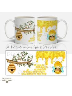 Méhkasos, mézes, méhecskés bögre