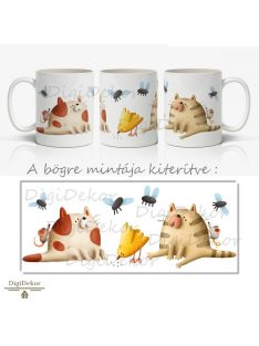 Cicás-madaras-egeres tréfás bögre