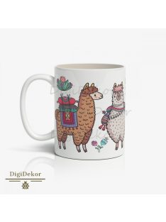 Mókás lámás bögre