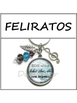 Feliratos kulcstartók