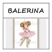 Balerina falikép