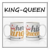King queen bögre